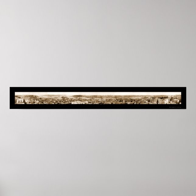 Poster Photo de Constantinople Turquie 1888 (Devant)