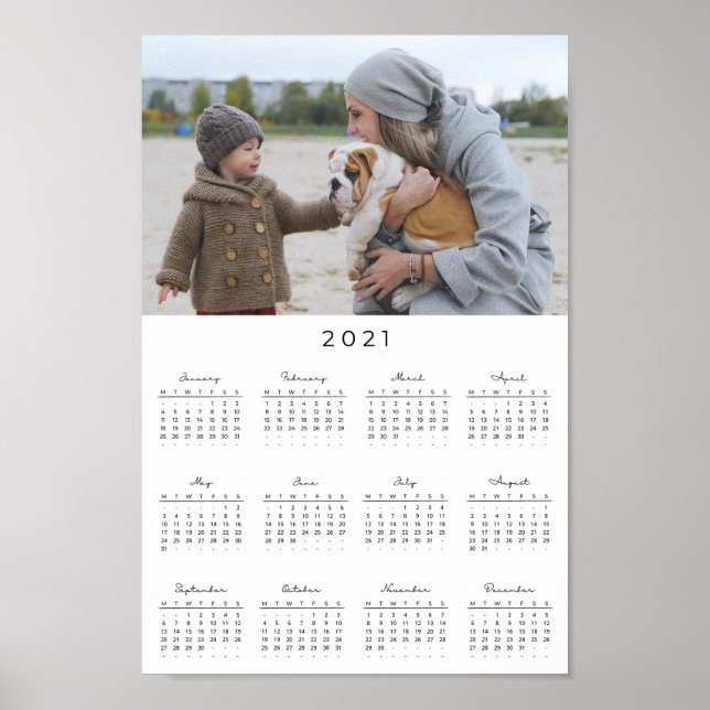 Poster Photo de famille 2021Calendrier (Devant)