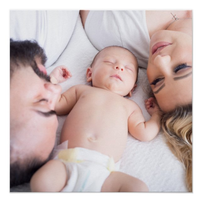 Poster Photo de famille simple (Devant)