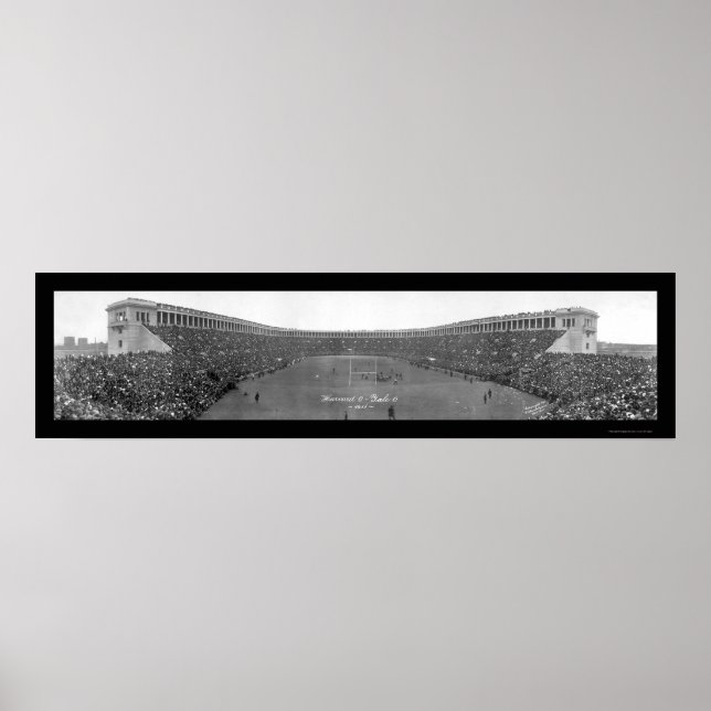 Poster Photo de football Harvard Yale 1911 (Devant)