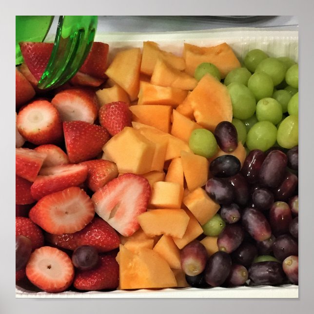 Poster Photo de fruits mélangés (Devant)