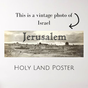 Poster Photo de Jérusalem Terre Sainte