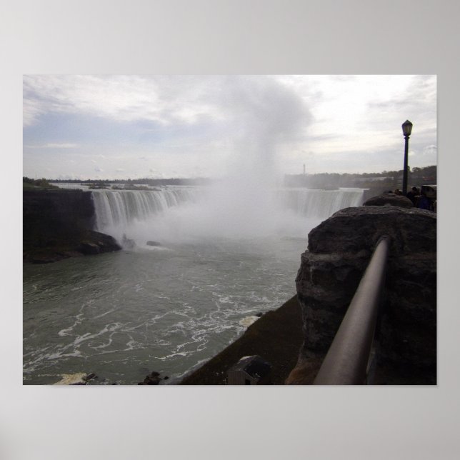 Poster photo de la cascade latérale canadienne de  (Devant)