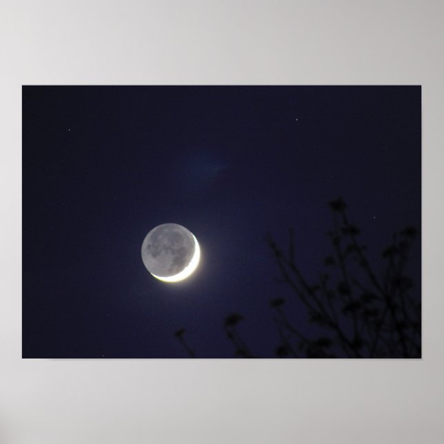 Poster Photo de la lune (Devant)