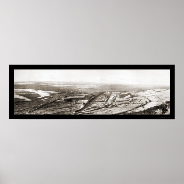 Poster Photo de la mine de cuivre Utah 1910 (Devant)
