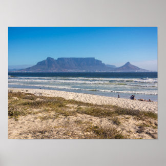 Poster Photo de la montagne de la Table, Cap