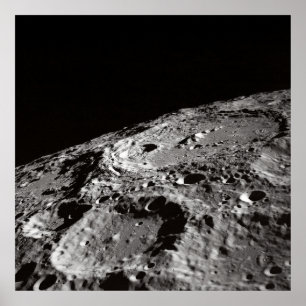 POSTER PHOTO DE LA SURFACE DE LA LUNE