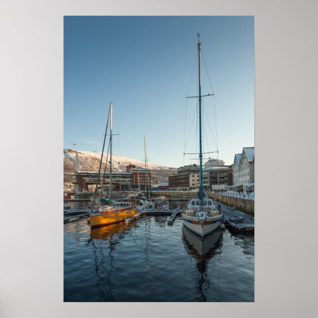 Poster Photo de la ville de Tromso (Devant)