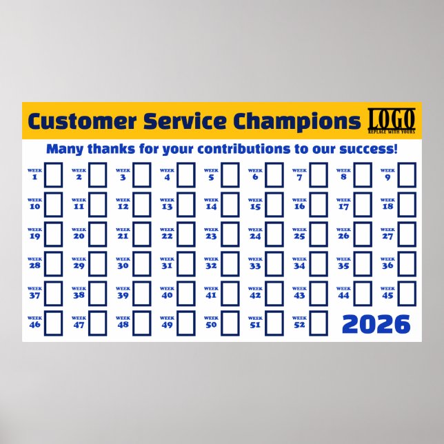 Poster photo de l'employé bénévole étudiant gagnant hebdo (Devant)