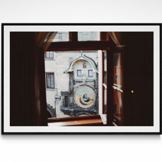 Poster photo de l'horloge astronomique de Prague