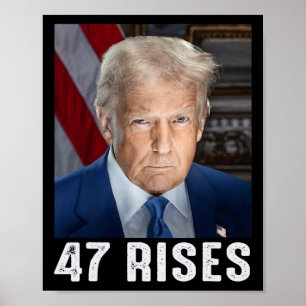 Poster Photo de l'investiture de Trump 47 Rises de Donald
