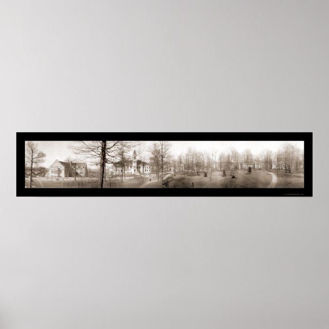 Poster Photo de l'Université d'Indiana 1910 (Devant)