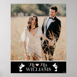 Poster Photo de mariage de Mickey & Minnie M. & Mme
