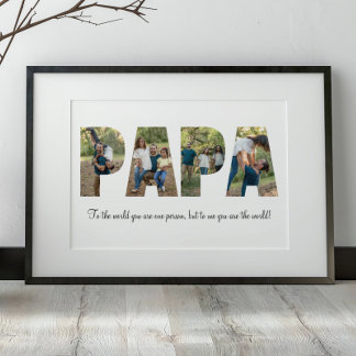 Poster photo de Papa