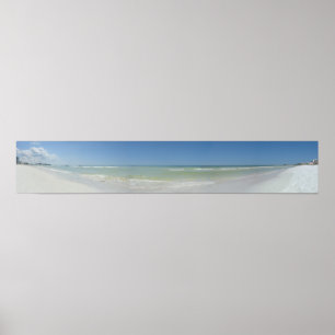 Poster Photo de plage panoramique