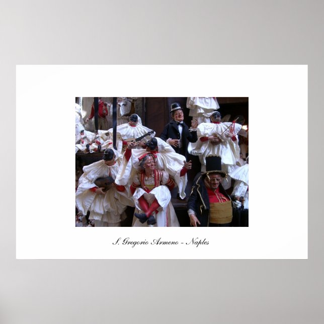 Poster Photo de S. Gregorio Armeno's Street (Devant)