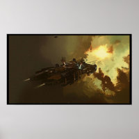 Photo de vaisseau spatial EVE fan art en ligne