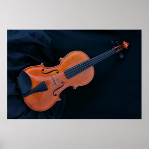 Poster Photo de violon en gros plan