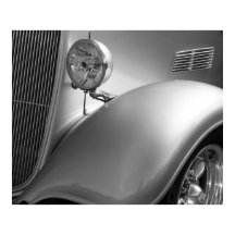 Photo de voiture noir et blanc