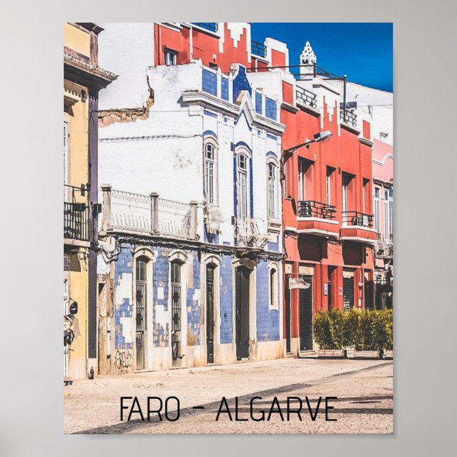 Poster Photo de voyage de Faro (Devant)