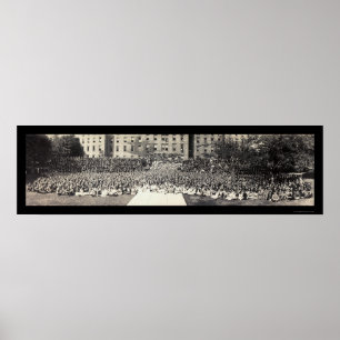 Poster Photo des étudiants de l'État de Penn 1922