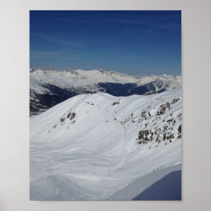 Poster photo des monts des neiges d'hiver