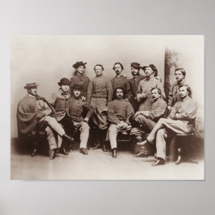 Poster Photo des Rangers de Mosby - Guerre civile