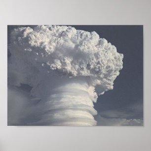 Poster Photo d'essai nucléaire