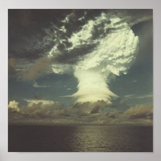 Poster Photo d'essai nucléaire "Mike"