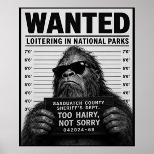Poster Photo d'identité de Bigfoot
