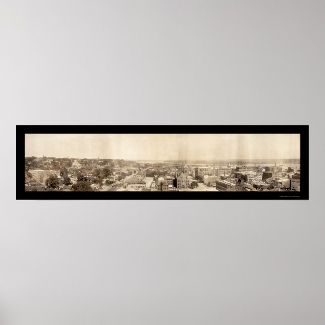 Poster Photo d'oiseau Davenport IA 1907 (Devant)