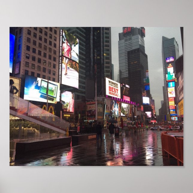 Poster Photo du Carré du Times New York City NYC (Devant)