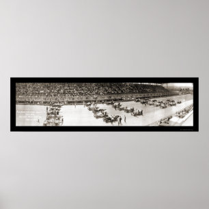 Poster Photo du circuit automobile Cincinnati 1916