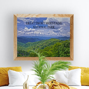 Poster Photo du col de Newfound Gap dans les Great Smoky