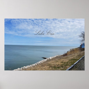Poster photo du lac Érié