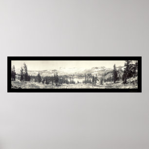Poster Photo du lac Gilmore Tahoe 1910