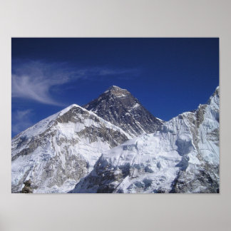 Poster Photo du mont Everest