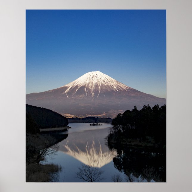 Poster Photo du Mont Fuji (Devant)