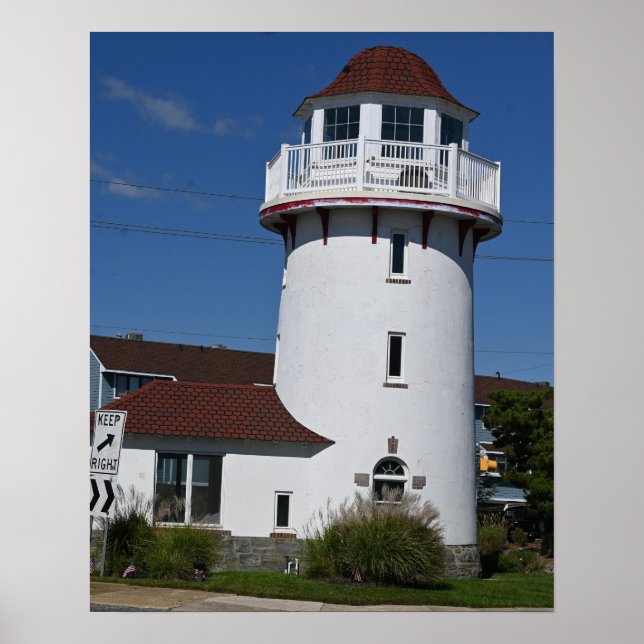 Poster photo du phare de Brigantine (Devant)