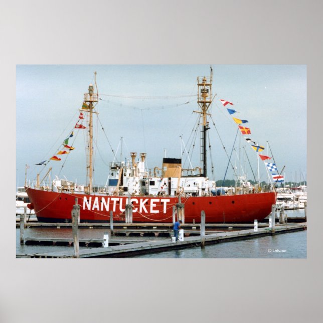 Poster Photo du phare de Nantucket (Devant)