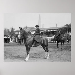 Poster Photo du spectacle de chevaux 1914