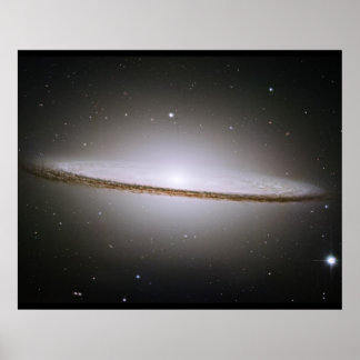 Poster photo du télescope Sombrero Galaxy Hubble