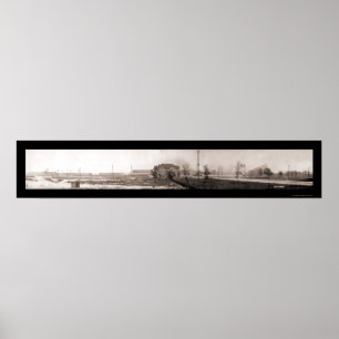 Poster Photo en acier 1910 de Gary Indiana