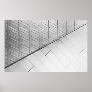 Poster Photo en niveaux de gris du sol