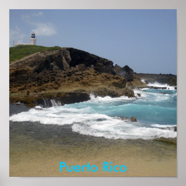 Poster Photo encadrée Porto Rico (Devant)