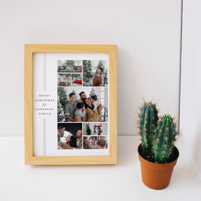 Poster Photo Famille De Noël Et Imprimer (Créateur téléchargé)