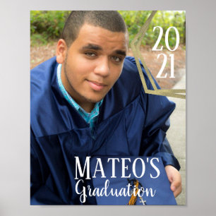 Poster photo Gold 2021 Modern Graduation