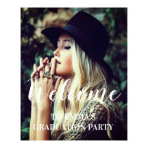 Photo Graduation Party Bienvenue Personnalisé