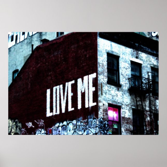 Poster Photo Graffiti de New York (Devant)