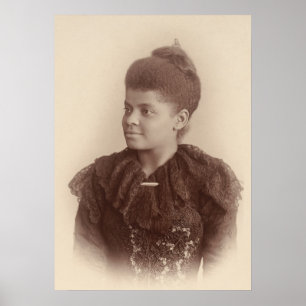 Poster photo Ida B Wells 19e siècle